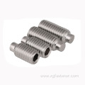 Stainless steel Hexagon socket set screws with dog point